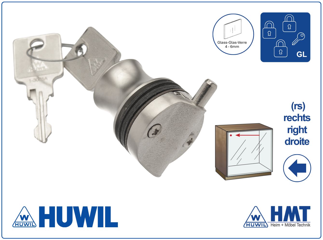HUWIL SCHLOSS Typ 0689 VCS18 - rs / GL