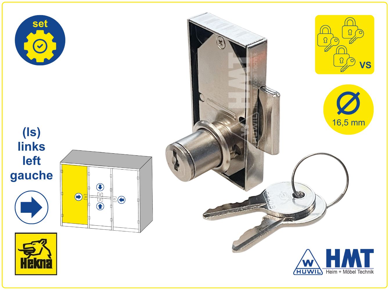 HEKNA LOCK 1290 Type 204 [Z1] - D15 / ls / VS