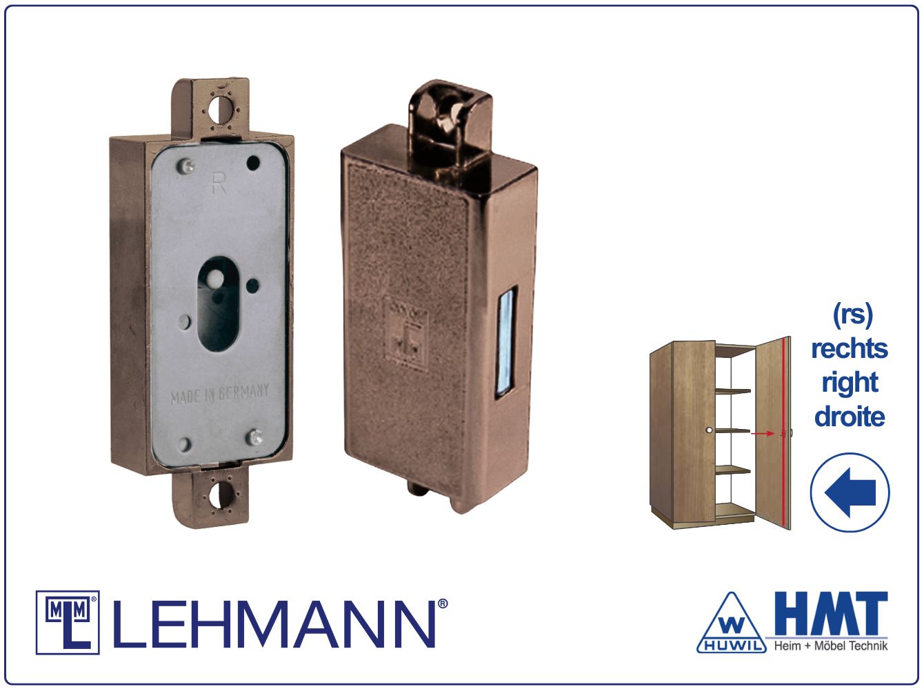 MLM SERRURE Type 700 pour clé à panneton - D15 (OM) / rs MLM SERRURE Type 700 pour clé à panneton - D15 (OM) / rs