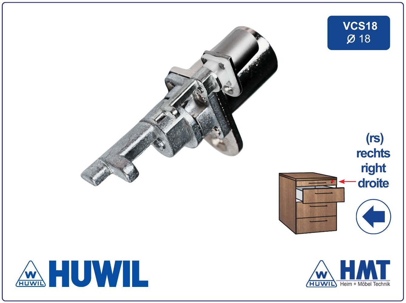 HUWIL SERRURE SVS3 Type 952.03 VCS18 - [E31] / rs