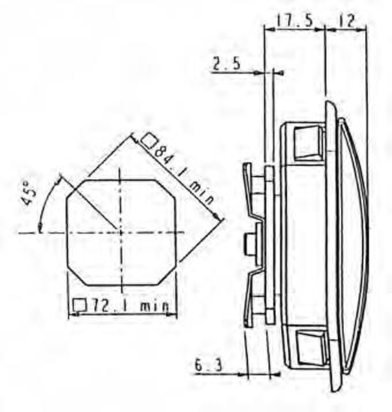 EURO-LOCKS GRIFF Typ C 085 - [SK: E-K7] / VS