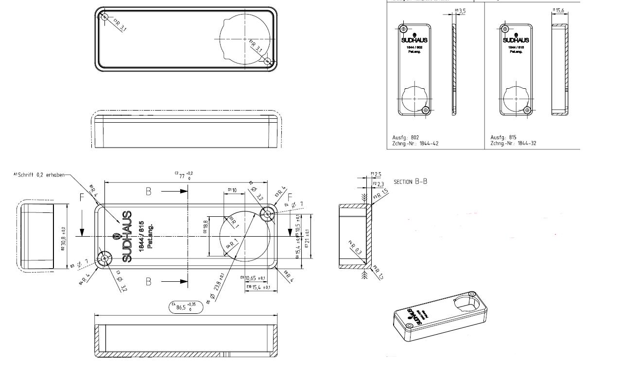 Back plate Type 802