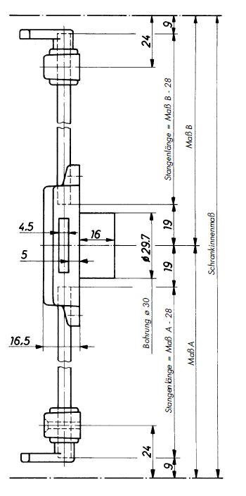 HEKNA LOCK Typ 363 - D30 / rs + ls
