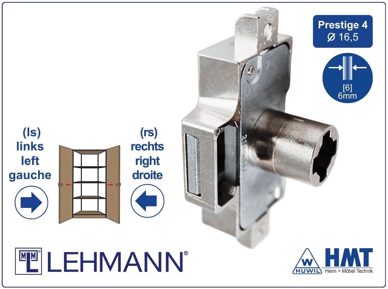 MLM LOCK [6] Type 750 P4 - D25 / rs + ls