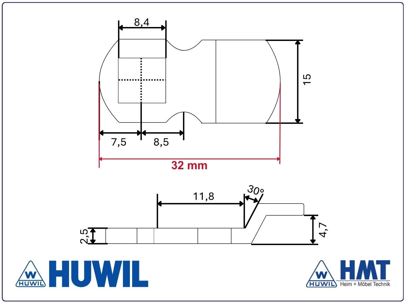 HUWIL PÊNE ⏹︎8,4 #0869-001 HUWIL PÊNE ⏹︎8,4 #0869-001