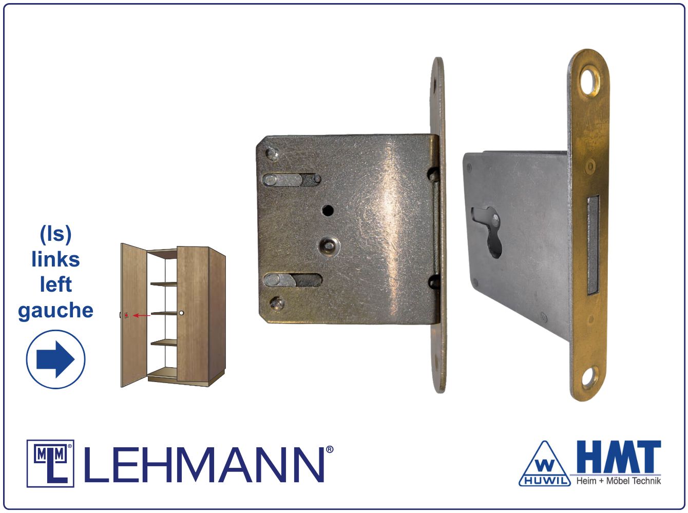 MLM LOCK Type 490 for furniture key - D40 / ls MLM LOCK Type 490 for furniture key - D40 / ls