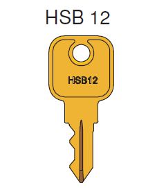 DELETE MLM Hauptschlüssel HSB 12 - für P2 Ø18 & P4 Ø16,5