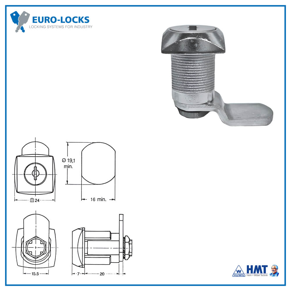 EURO-LOCKS SERRURE Type 0802 [03] - R#B5271 / GL