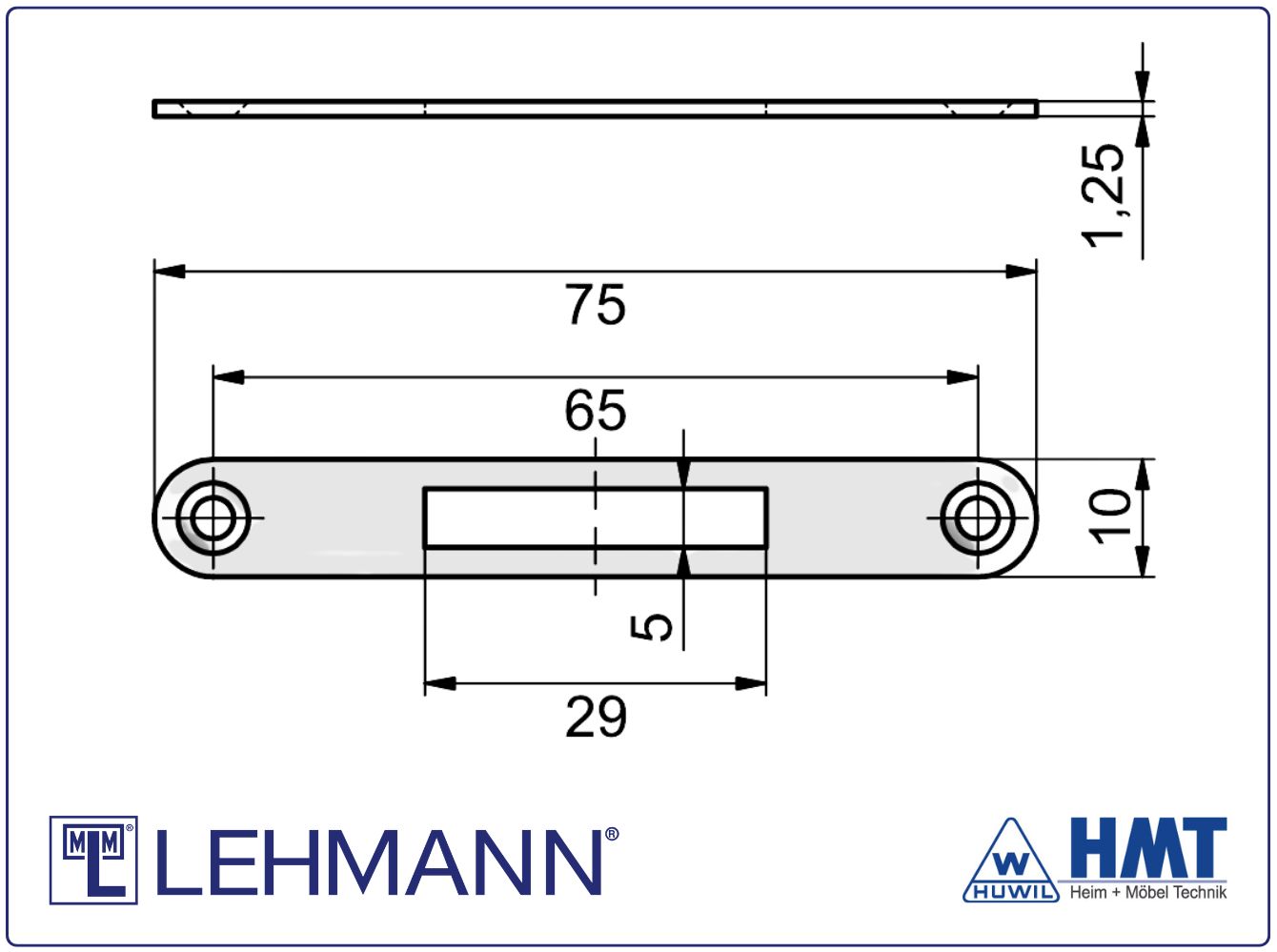 MLM SCHLIESSBLECH Typ 7510