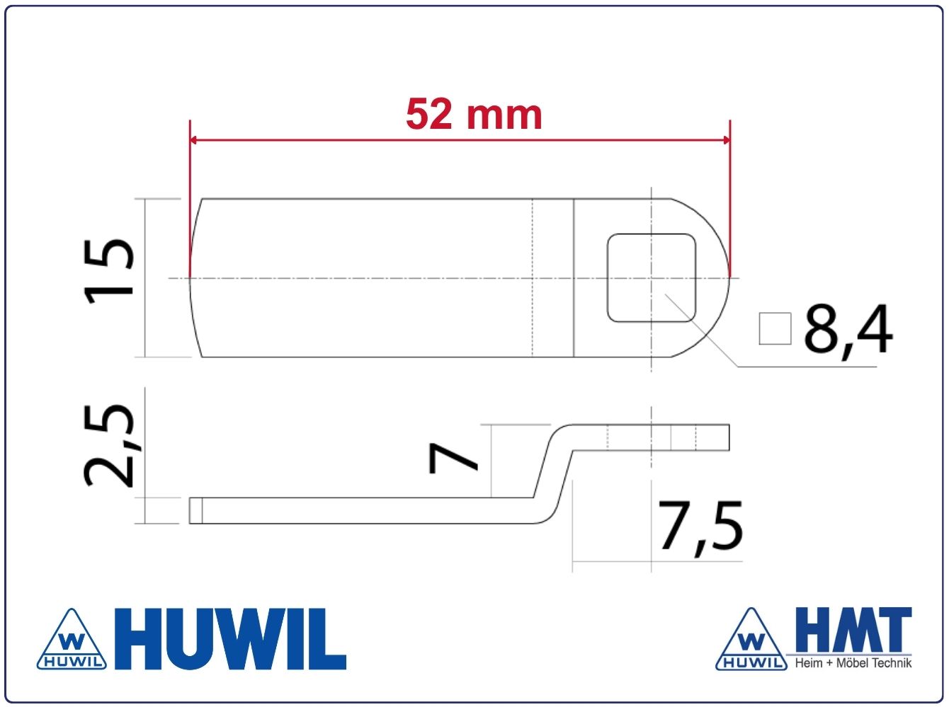 HUWIL PÊNE ⏹︎8,4 #0869-017 HUWIL PÊNE ⏹︎8,4 #0869-017