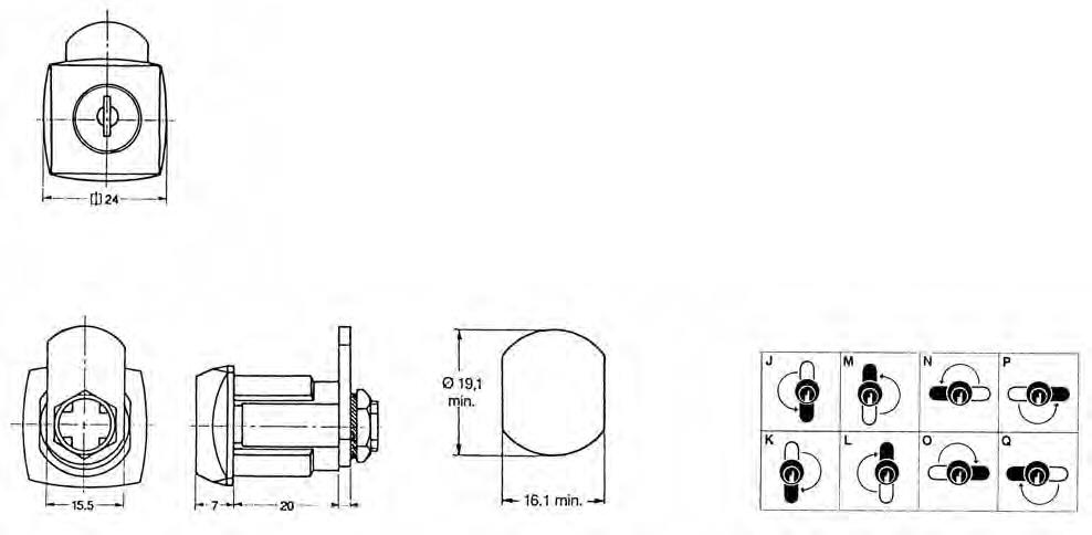 EURO-LOCKS SERRURE Type 0802 [04] - R#7330440 / GL