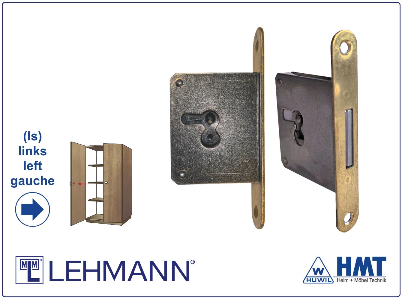 MLM SERRURE Type 490 pour clé à panneton - D25 / ls MLM SERRURE Type 490 pour clé à panneton - D25 / ls