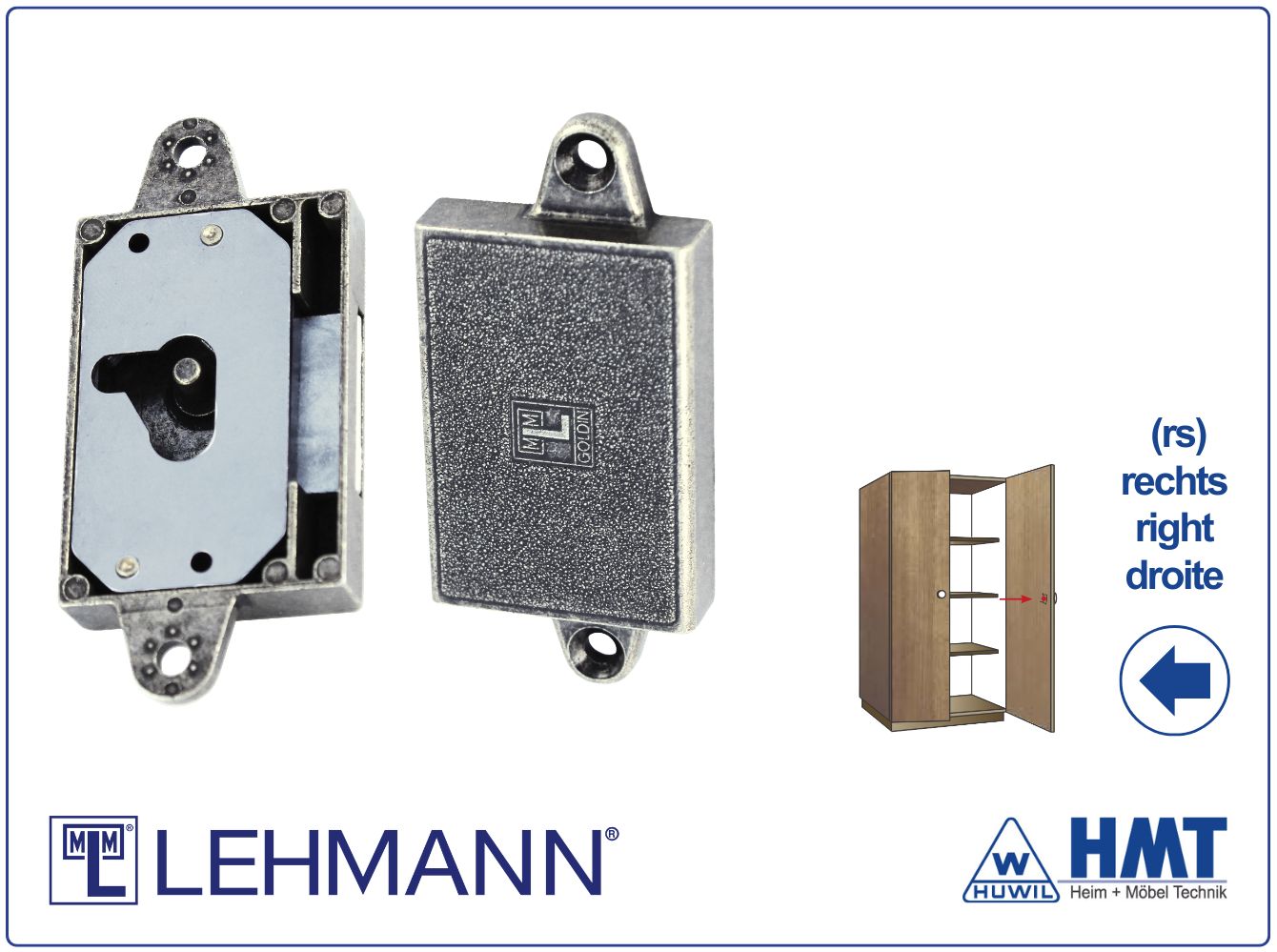 MLM LOCK Type 530 für Bartschlüssel - D20 / rs / [N]