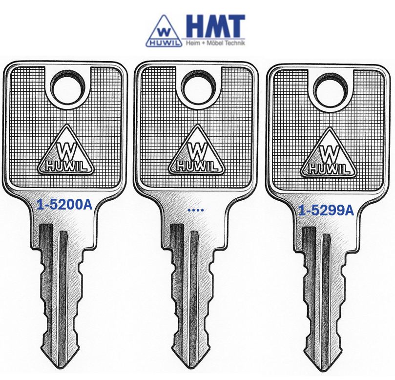 HUWIL Clé type 1550 [SK: H-5] 5100-5199