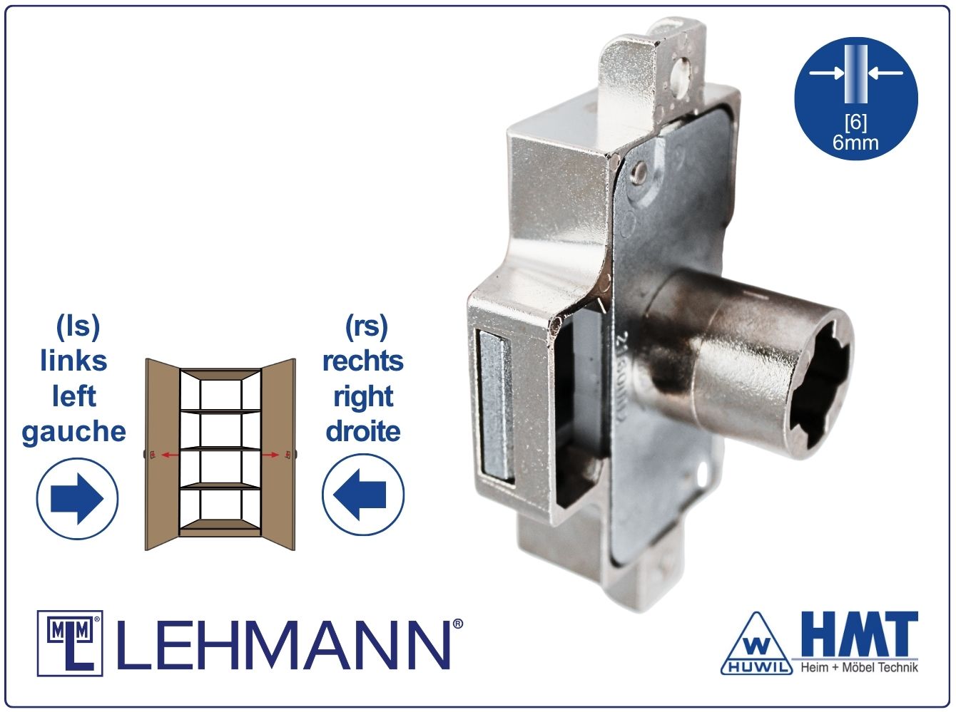 MLM LOCK [6] Type 750 P2 - D25 / rs + ls