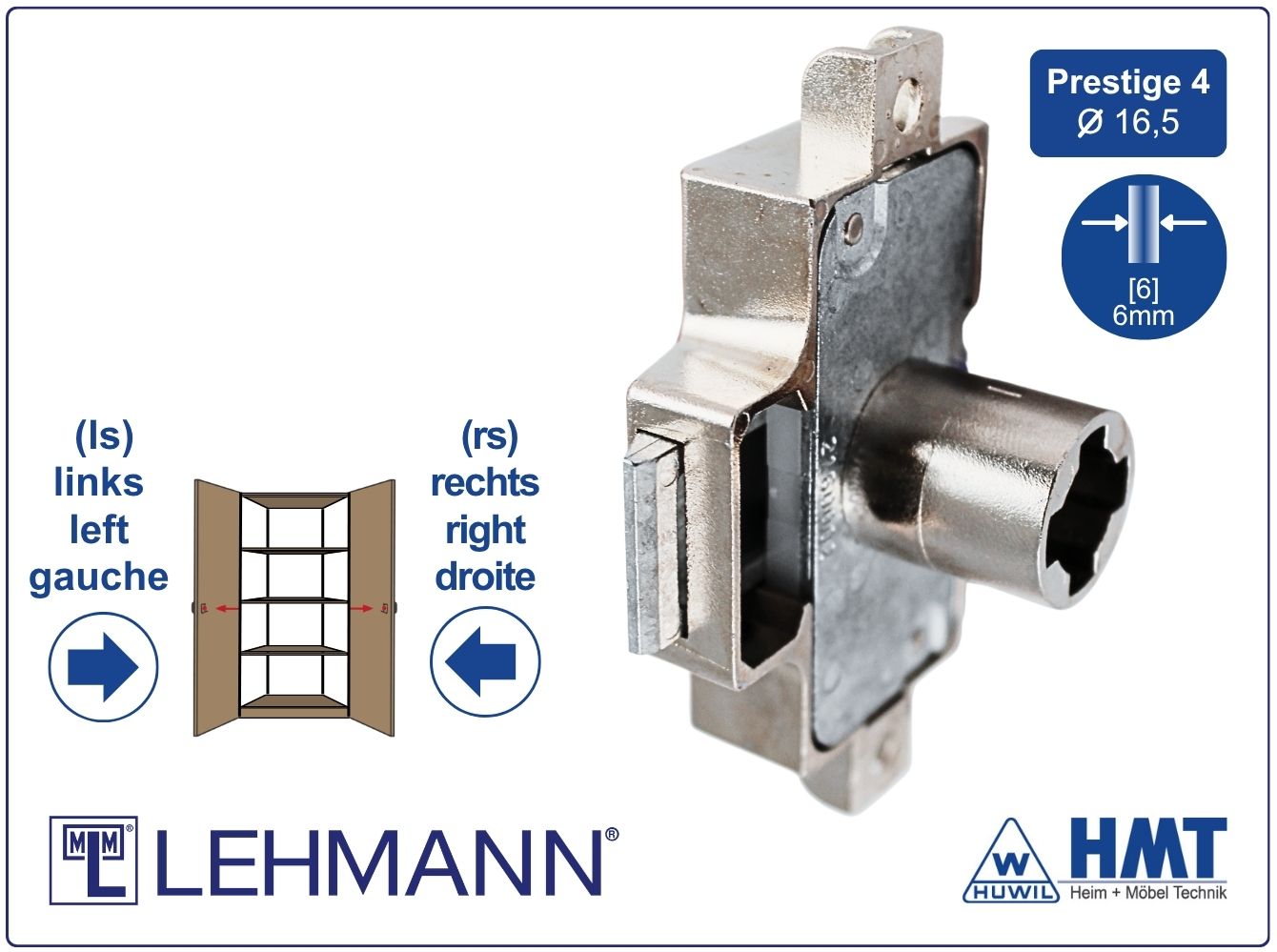 MLM LOCK [6] Type 750 P4 - D30 / rs + ls