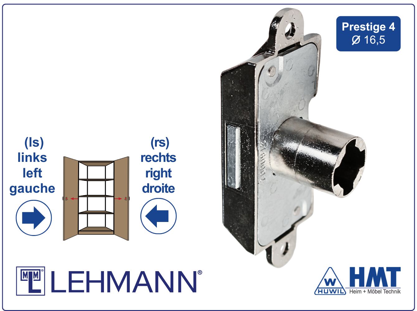 MLM LOCK Type 550 P4 - D15 / rs + ls MLM LOCK Type 550 P4 - D15 / rs + ls