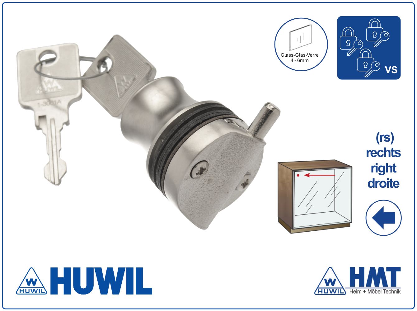 HUWIL SCHLOSS Typ 0689 VCS18 - rs / VS HUWIL SCHLOSS Typ 0689 VCS18 - rs / VS