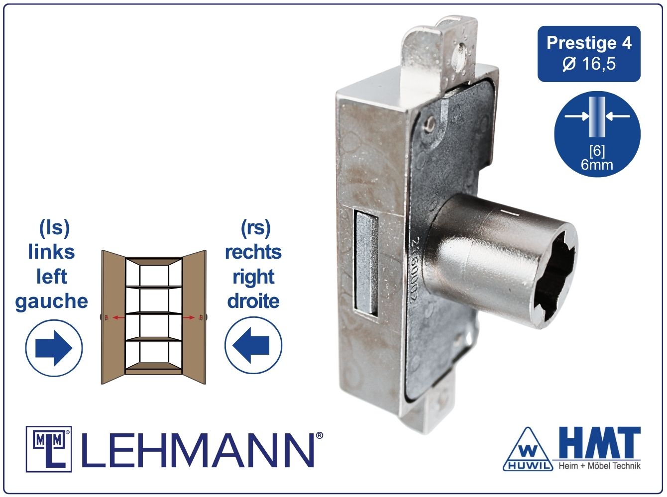 MLM LOCK [6] Type 750 P4 - D15 / rs + ls