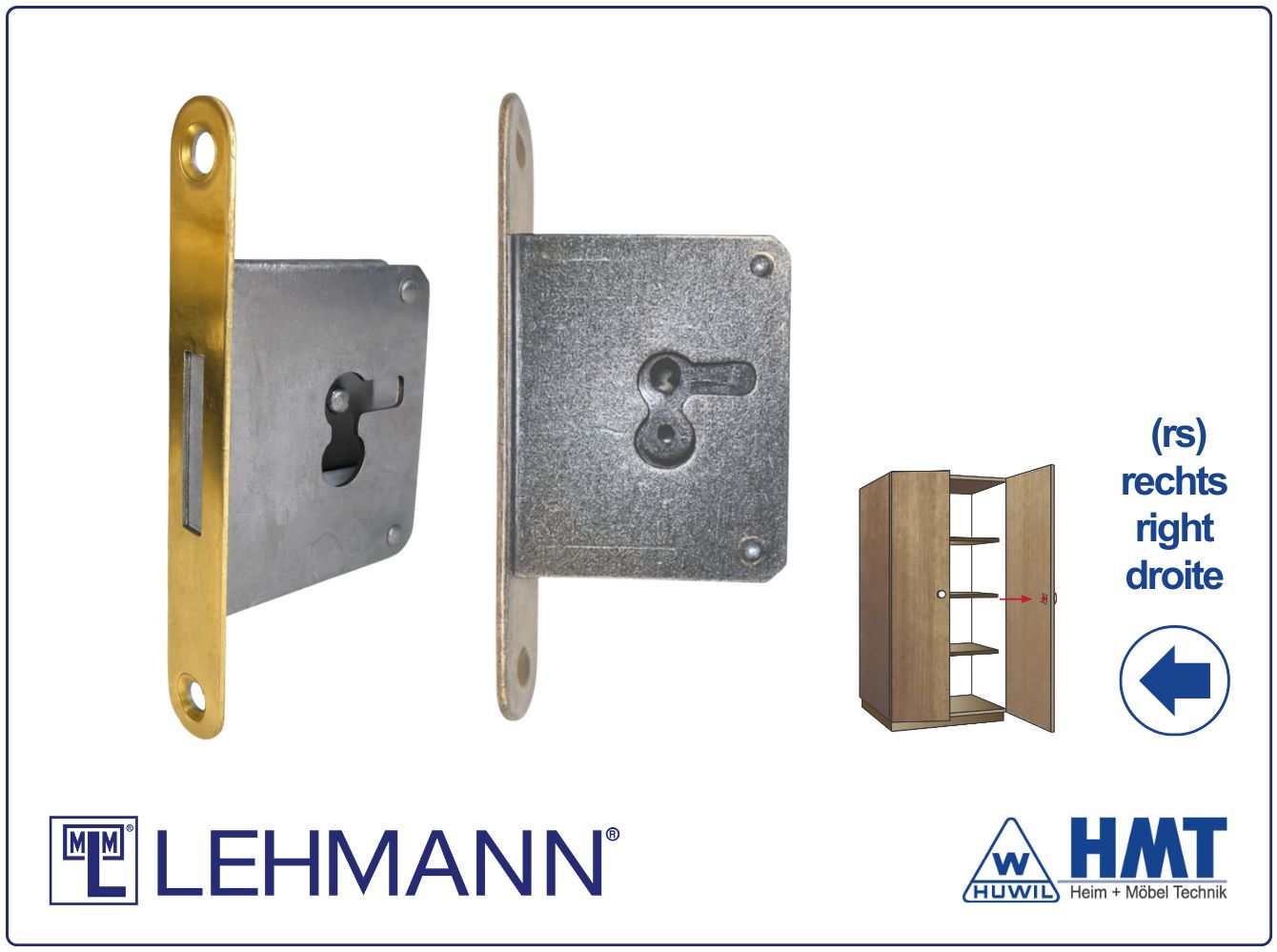 MLM LOCK Type 490 for furniture key - D20 / rs MLM LOCK Type 490 for furniture key - D20 / rs